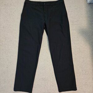 Lululemon ABC Classic-Fit Trouser Men's 38 Black Pants M5AO5S Casual Stretch